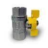 LPG Butterfly Handle Tee Ball Valve Female x Female