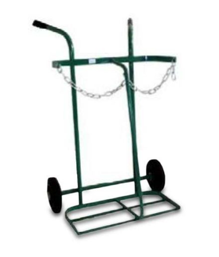Air Products Twin Oxy-Acetylene LPG Gas Cylinder Trolley