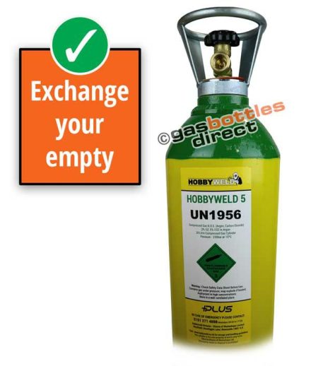 Hobbyweld 5 Plus Welding Gas Cylinder Refill
